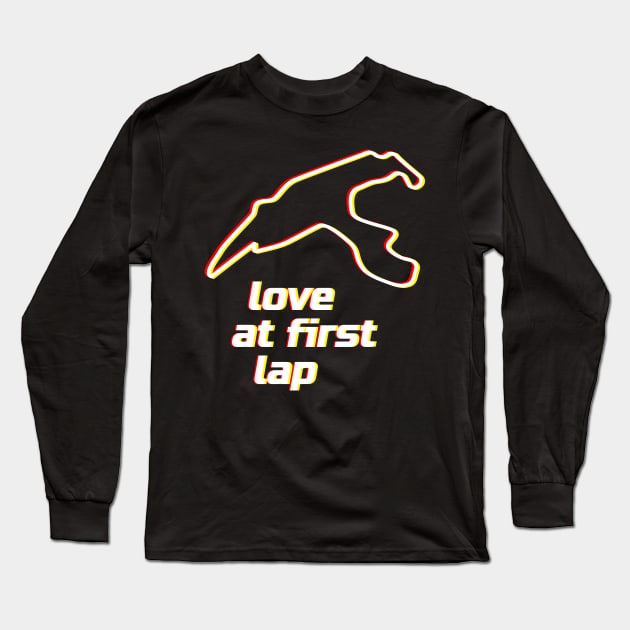 Love at first lap - Spa. Racing & Sim Racing - Motorsport Collection. Long Sleeve T-Shirt by rimau